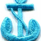 Anchor tattoo navy biker retro ship boat sea sew applique iron-on patch S-476