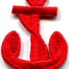 Anchor tattoo navy biker retro ship boat sea sew applique iron-on patch S-478