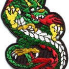Chinese dragon kung fu martial arts biker tattoo applique iron-on patch S-449