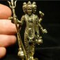 Hindu Datta Shiva Siva Brahma Vishnu Trimurti brass amulet figurine statue new