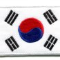 Flag of South Korea applique iron-on patch Medium S-105