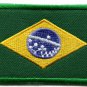 Brazilian flag Brazil applique iron-on patch Small S-107