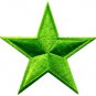 Star retro boho hippie 70's disco applique iron-on patch S-147