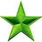 Star retro boho hippie 70's disco applique iron-on patch S-147