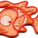 Fish wildlife retro fun kids applique iron-on patch FREE SHIP, NO LIMIT! S-226
