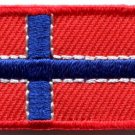 Flag of Norway Norwegian applique iron-on patch Small S-94