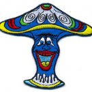 Mushroom boho 70s hippie retro love peace weed pot applique iron-on patch S-56