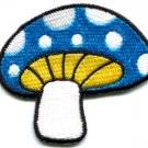 Mushroom boho hippie retro love peace weed trance applique iron-on patch S-75