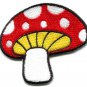 Mushroom boho 70s hippie retro love peace weed pot applique iron-on patch S-78