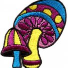 Mushroom boho hippie retro love peace weed trance applique iron-on patch S-284