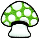 Mushroom boho hippie retro love peace weed trance applique iron-on patch S-62