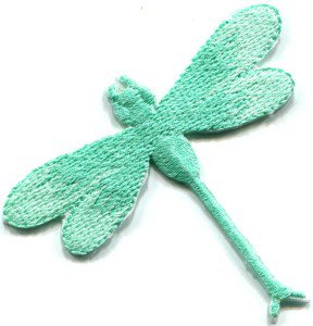 Dragonfly dragon fly insect fun retro sew sewing applique iron-on patch S-424
