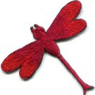 Dragonfly dragon fly insect fun retro sew sewing applique iron-on patch S-420