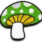 Mushroom boho hippie retro love peace weed trance applique iron-on patch S-76
