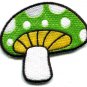 Mushroom boho hippie retro love peace weed trance applique iron-on patch S-76