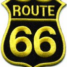 Route 66 retro muscle cars 60s americana USA applique iron-on patch S-273