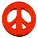 Peace sign hippie retro boho love weed applique iron-on patch S-17