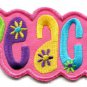 Peace sign hippie boho retro love weed applique iron-on patch S-34
