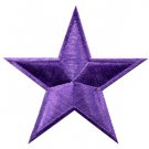 Star hippie 70's retro boho disco fab superstar applique iron-on patch S-151
