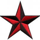 Star hippie 70's retro boho disco fab superstar applique iron-on patch S-155