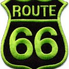 Route 66 retro muscle cars 60s americana USA applique iron-on patch S-281