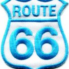 Route 66 retro muscle cars 60s americana USA applique iron-on patch S-276