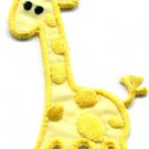 Giraffe baby animal wildlife kids applique iron-on patch S-309
