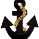 Anchor tattoo navy biker retro ship boat sea sew applique iron-on patch S-399