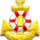 Anchor tattoo navy biker retro ship boat sea sew applique iron-on patch S-408