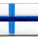 Flag of Finland Finnish world cup football applique iron-on patch Small S-95