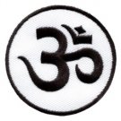 Aum om infinity hindu hindi hinduism yoga indian applique iron-on patch S-2