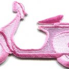 Motor scooter motorcycle cycle bike motorbike applique iron-on patch S-369