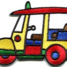 Tuk Tuk Bangkok Thailand Thai bus car motorcycle applique iron-on patch S-376