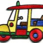 Tuk Tuk Bangkok Thailand Thai bus car motorcycle applique iron-on patch S-376