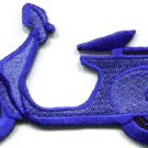 Motor scooter motorcycle cycle bike motorbike applique iron-on patch S-375