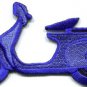 Motor scooter motorcycle cycle bike motorbike applique iron-on patch S-375