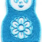 Russian matryoshka babushka babooshka nesting doll applique iron-on patch S-315