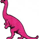 Brontosaurus Jurassic dinosaur lizard kids fun applique iron-on patch new S-338