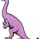 Brontosaurus Jurassic dinosaur lizard kids fun applique iron-on patch new S-341
