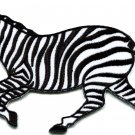 Zebra african equid wild horse safari wildlife applique iron-on patch S-581