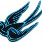 Bird tattoo swallow dove swiftlet sparrow biker applique iron-on patch S-568