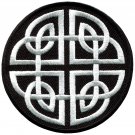 Celtic knot Irish goth biker tattoo wicca magic applique iron-on patch S-599