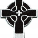 Celtic cross Irish goth biker tattoo wicca magic applique iron-on patch S-600