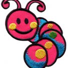 Caterpillar worm insect bug retro kids applique iron-on patch S-185