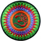 Hindu aum om infinity hindi yoga peace trance applique iron-on patch G-11