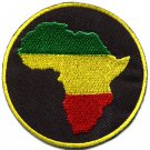 Africa flag of Judah flag rasta reggae distressed applique iron-on patch G-50