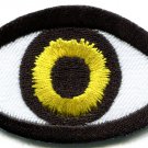 Eye eyeball tattoo biker horror goth punk emo retro applique iron-on patch G-44