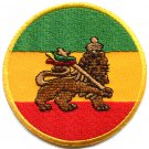 Lion of Judah flag rasta reggae rastafarian ganja applique iron-on patch G-48