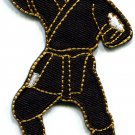 Ninja shinobi mercenary kung fu martial arts Japan applique iron-on patch S-244