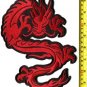 Chinese dragon HUGE XL kung fu martial arts tattoo applique iron-on patch S-362